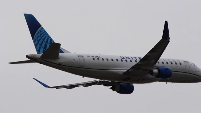 United Embraer 175 Takeoff from AUS Reverse Ops смотреть онлайн