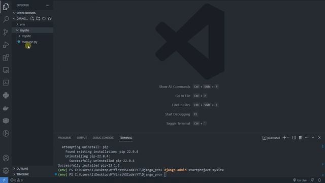 Как установить Джанго. Урок #1 Django 4 E-Commerce #python #django4 #djangoecommerce #fs_interpreter смотреть онлайн