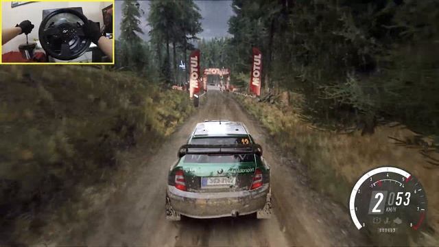 Skoda Fabia Rally 2005 | DiRT Rally 2.0 - Perth and Kinross, Scotland Rosebank Farm Gameplay | T300 смотреть онлайн