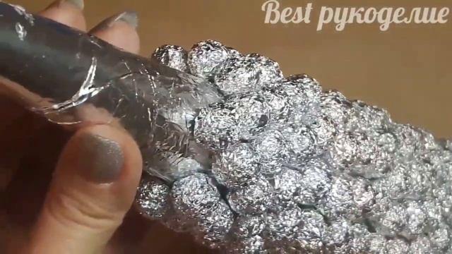 ПРОСТО БЕРИ фольгу и делай это. Оригинальная Ёлочка своими руками. смотреть онлайн