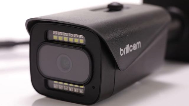 Brillcam 4MP HD Outdoor Dual IR & White LED IP Bullet PoE Camera Night Color Vision Triggered by AI смотреть онлайн