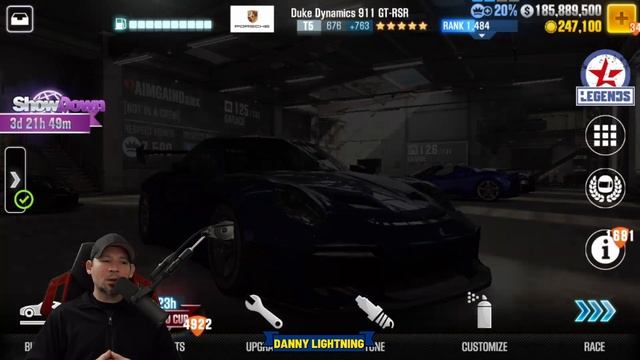 CSR2 Duke Dynamics 911 TR - RSR | Shift Pattern And Tune