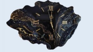 Создание часов из эпоксидной смолы