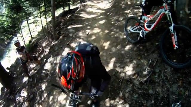 Champery 2011. Russian riders are the first time in their life смотреть онлайн