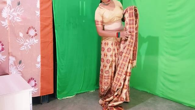 How to wear mekhela sadar for a perfect look | Draping tutorial | mekhela sador draping смотреть онлайн