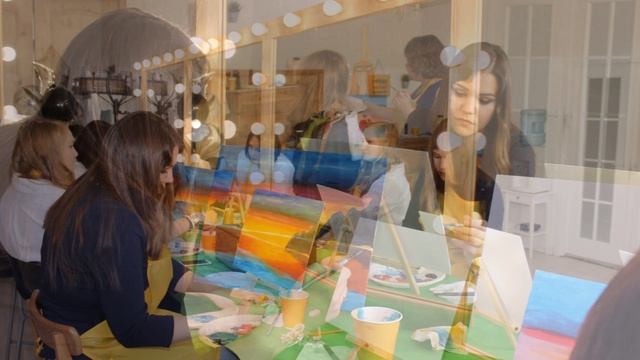 Свадьба, Девичник, Арт-вечеринки Рисуем картину на холсте смотреть онлайн