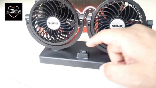 Dual Fan Portable 12v смотреть онлайн