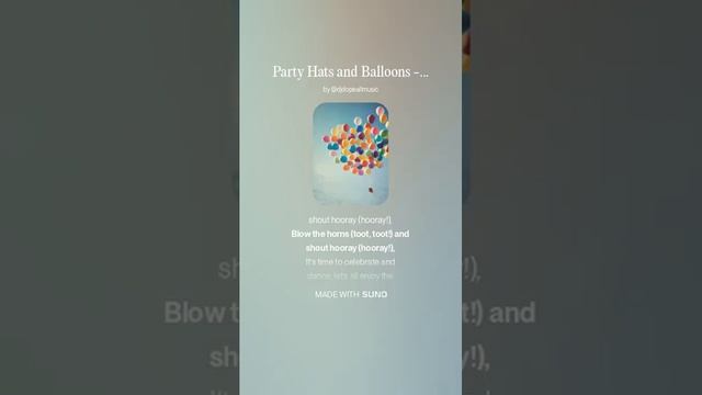 Party Hats and Balloons 2 #music #newyearsongforkids #newyear #lyrics #happynewyearlyrics смотреть онлайн