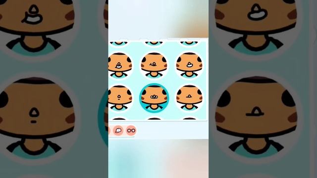 На рандом делаю персонажа , ну как Тока Бока ❤