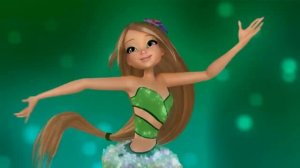 Winx Club:Flora Sirenix 3D! Official Transformation! HD!