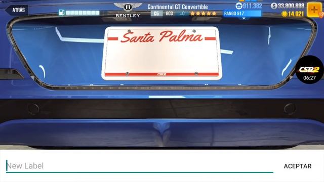 CSR Racing 2: Bentley Continental GT Convertible #TRICK - ¿Cómo Ganar El Auto De Prestigio? Temp 11 смотреть онлайн
