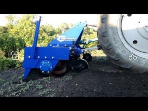 Супер машина.Почвофреза на МТЗ 80.