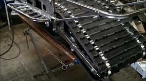 Снегоход с гусеницей 500мм часть вторая