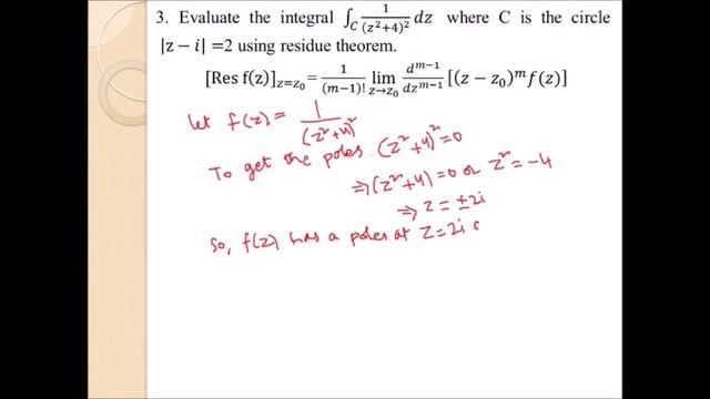 Cauchy's Residue theorem смотреть онлайн