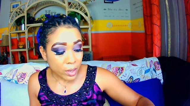 {Summer Of Colors, Purple Theme Week} Purple & Black Evening Glam Makeup Look #3! смотреть онлайн
