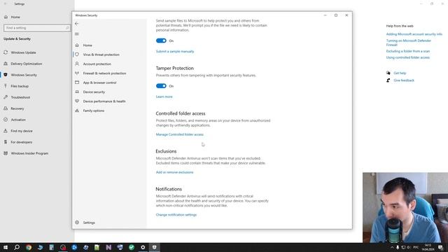 Как добавить ИСКЛЮЧЕНИЕ в АНТИВИРУС WINDOWS смотреть онлайн