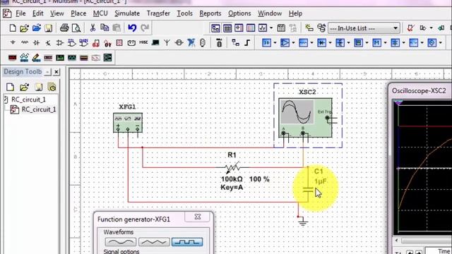 How to Use￼ Multisim Simulation on theRC Time Constant смотреть онлайн