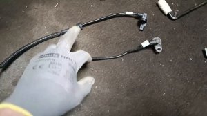 Santafe 2 замена датчика abs,передний левый