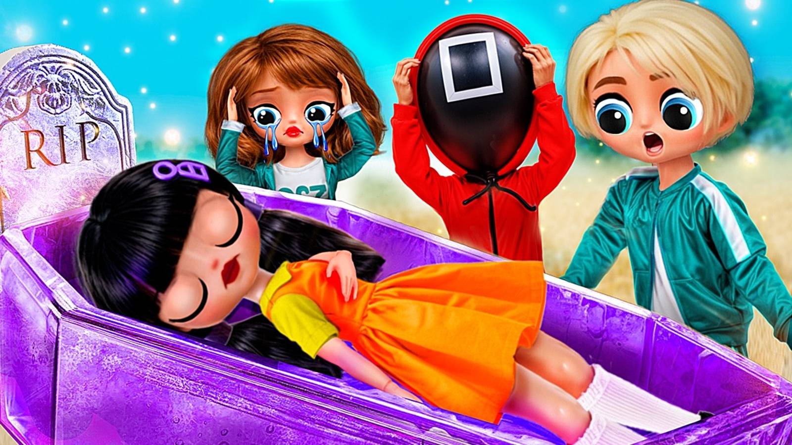 Что Случилось с Куклой из Игры в Кальмара? 32 поделки для ЛОЛ смотреть онлайн