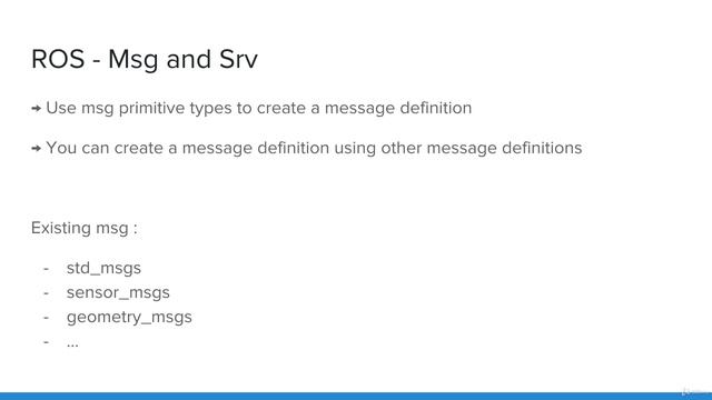 5.002 What are Msg and Srv Definitions смотреть онлайн