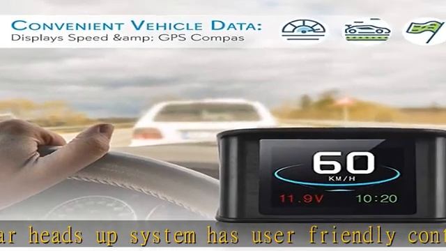 Pyle Universal Vehicle Smart HUD Display - 2.6" Digital Mini Car Dashboard Heads Up Windshield Spee смотреть онлайн
