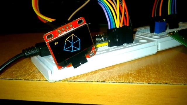 STM32 Arduino IDE & OLED I2C 3D Cube смотреть онлайн