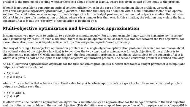What is a bicriteria approximation algorithm? (2 Solutions!!) смотреть онлайн