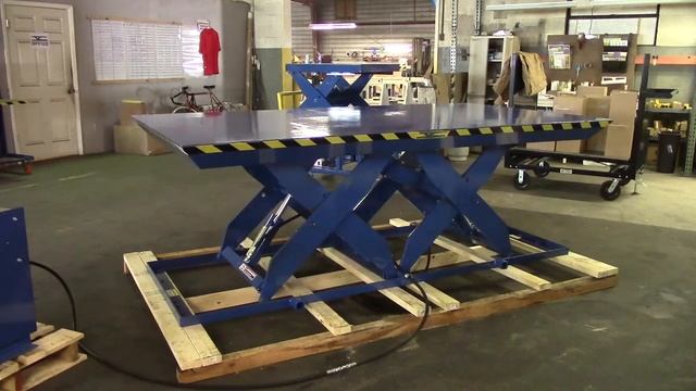 VERTI-LIFT WIDE BASE DOUBLE LONG (TANDEM) HYDRAULIC SCISSOR LIFT, 2000# CAPACITY смотреть онлайн