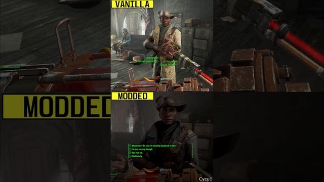 Fallout 4 Vanilla vs 120 Graphics Mod List PC RTX 4080 4K Ultra Graphics Comparison (6)