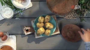 Фаршированные картофельные биточки