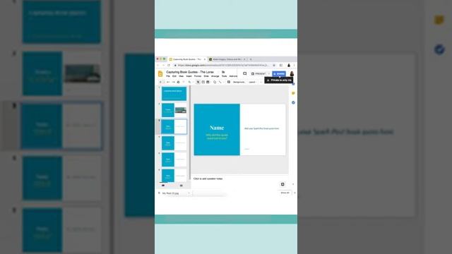 How to Share Adobe Spark with Google Slides смотреть онлайн