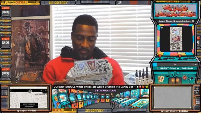 Johnny Doodle White Apple Crumble Pie Bar | Taste Test ⬜️🍫🍎🍏🥧😛😊 смотреть онлайн