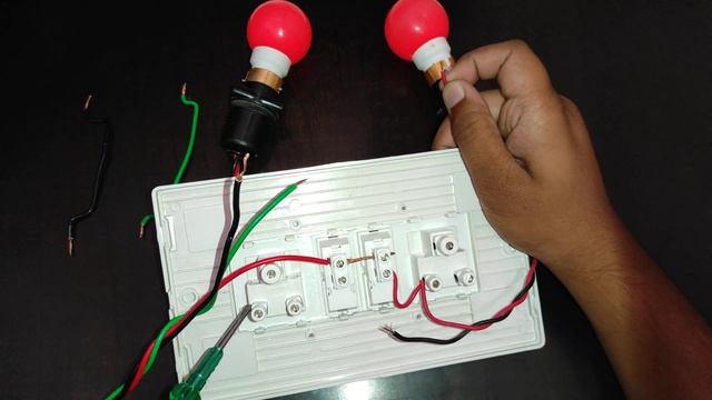 2 bulb or 2 Socket Connection with 2 Switch #electric #wiring #electrical #extensionsocket смотреть онлайн