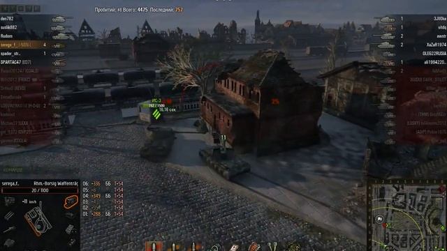 World Of Tanks Про Катка на Борще 7к Урона на Rhm.-Borsig Waffenträger смотреть онлайн