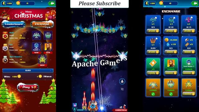 Galaxy Attack: Alien Shooter | Christmas Event 2021 Level 3 | By Apache Gamers смотреть онлайн