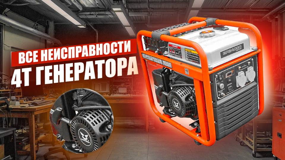 ВСЕ неисправности 4т генераторов смотреть онлайн