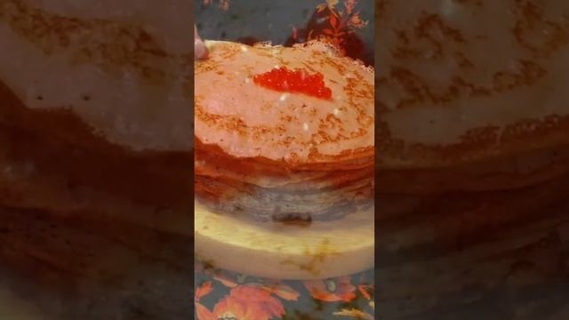 Масленица Русские Блины с икрой смотреть онлайн