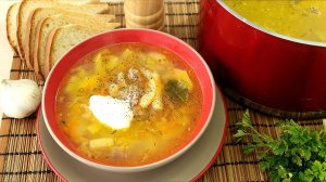 Сибирские щи с квашеной капустой. Вкусно и сытно.