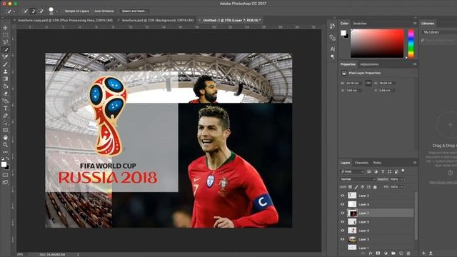 2018 Russia World Cup SpeedArt/Wallpaper смотреть онлайн