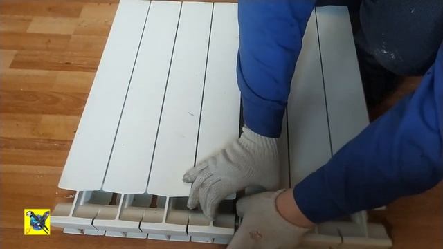 Группировка секций радиатора своими руками. смотреть онлайн
