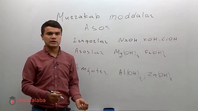Mentalaba. Kimyo - Zuhriddin Jalollidinov. (3-dars) смотреть онлайн