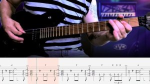Van Halen - Hot for Teacher - урок игры на электрогитаре с табами