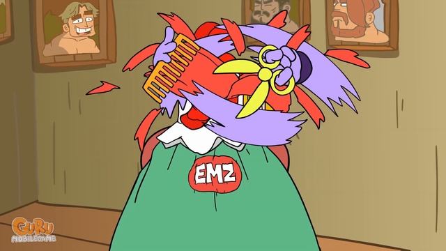Brawl Stars Animation #92 - EMZ Hairdresser Vs. CHICKEN RICO смотреть онлайн