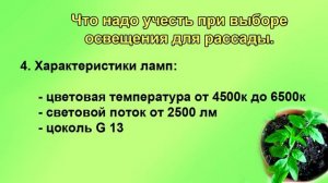 Подсветка для рассады  Вопросы и ответы.