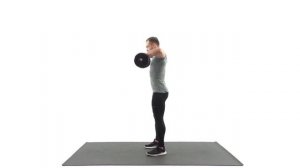 #23 Тяга гантелей к подбородку. Техника выполнения.