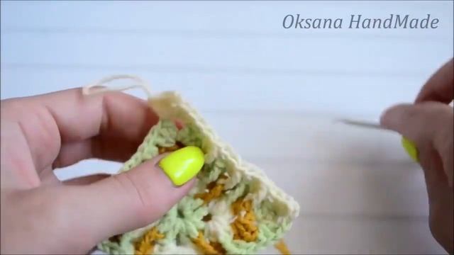How to Crochet Cross Bag Granny Square Sunflower | Crochet Bag with zipper Tutorial. смотреть онлайн