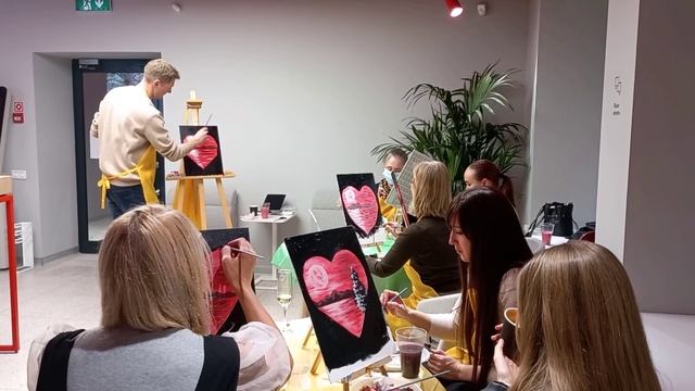 Рисуем картину Мастер-класс в Екатеринбурге Топ 10 идей для корпаратива смотреть онлайн