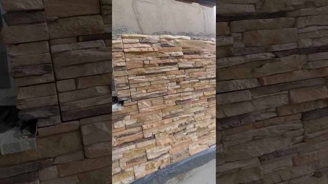 Облицовка дикий камень в СПб деревня Узигонты. Монтаж дикий камень своими руками. смотреть онлайн