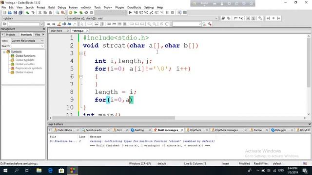 Implementation of Strcat Function in C(Bangla) смотреть онлайн