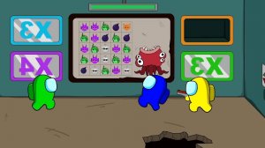 АМОНГ АС ПРОТИВ SPRUNKI. ВЕСЕЛАЯ АНИМАЦИЯ